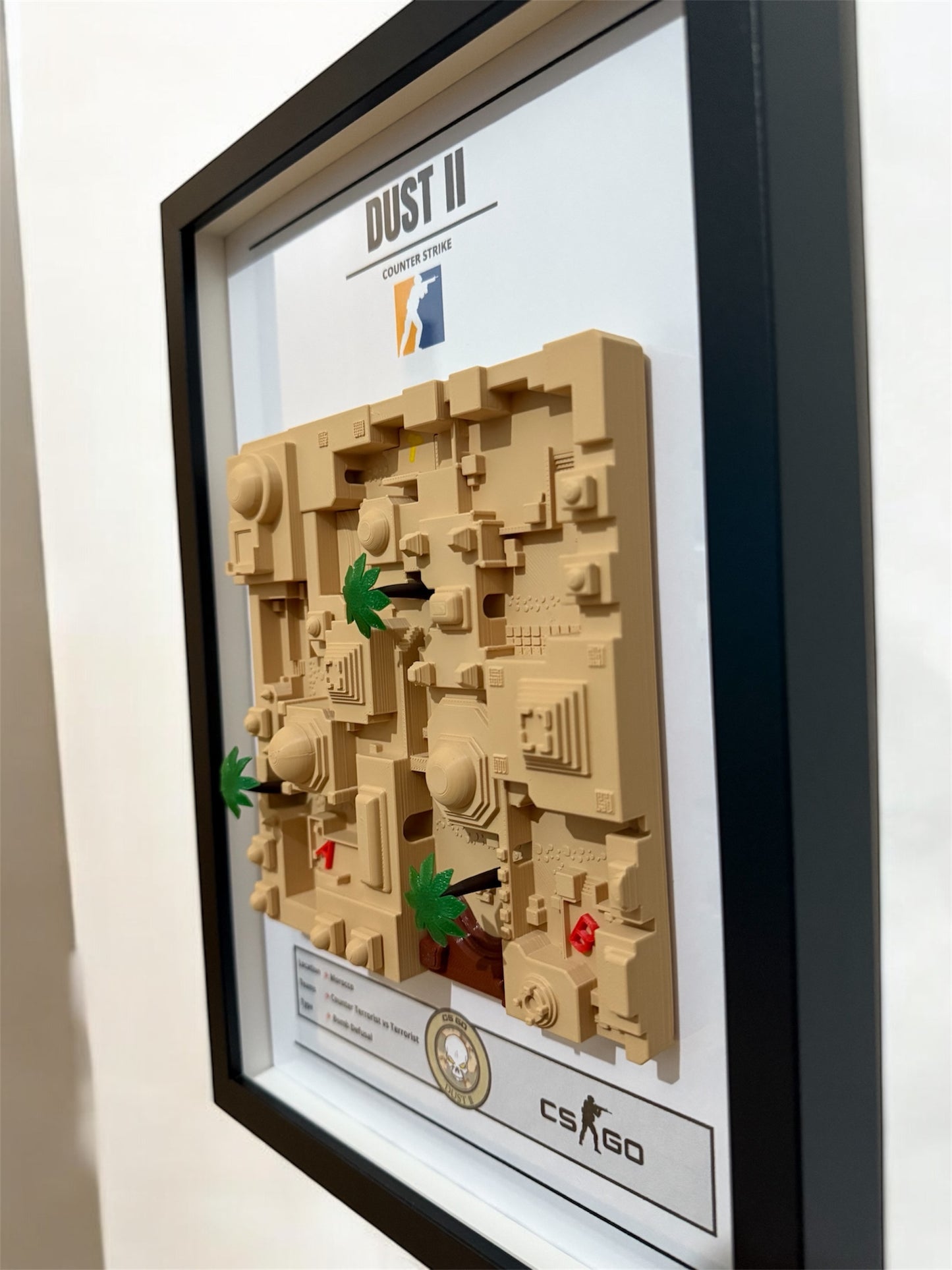 Counter Strike Dust II image with 3D map model