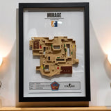 Counter Strike Mirage Image with 3D Map model