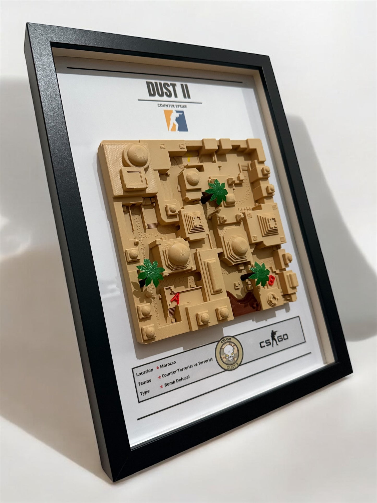 Counter Strike Dust II image with 3D map model