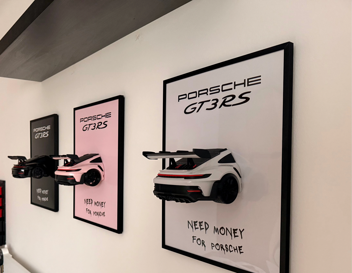 Obraz s modelem vozu Porsche 911 GT3 RS 30x40cm
