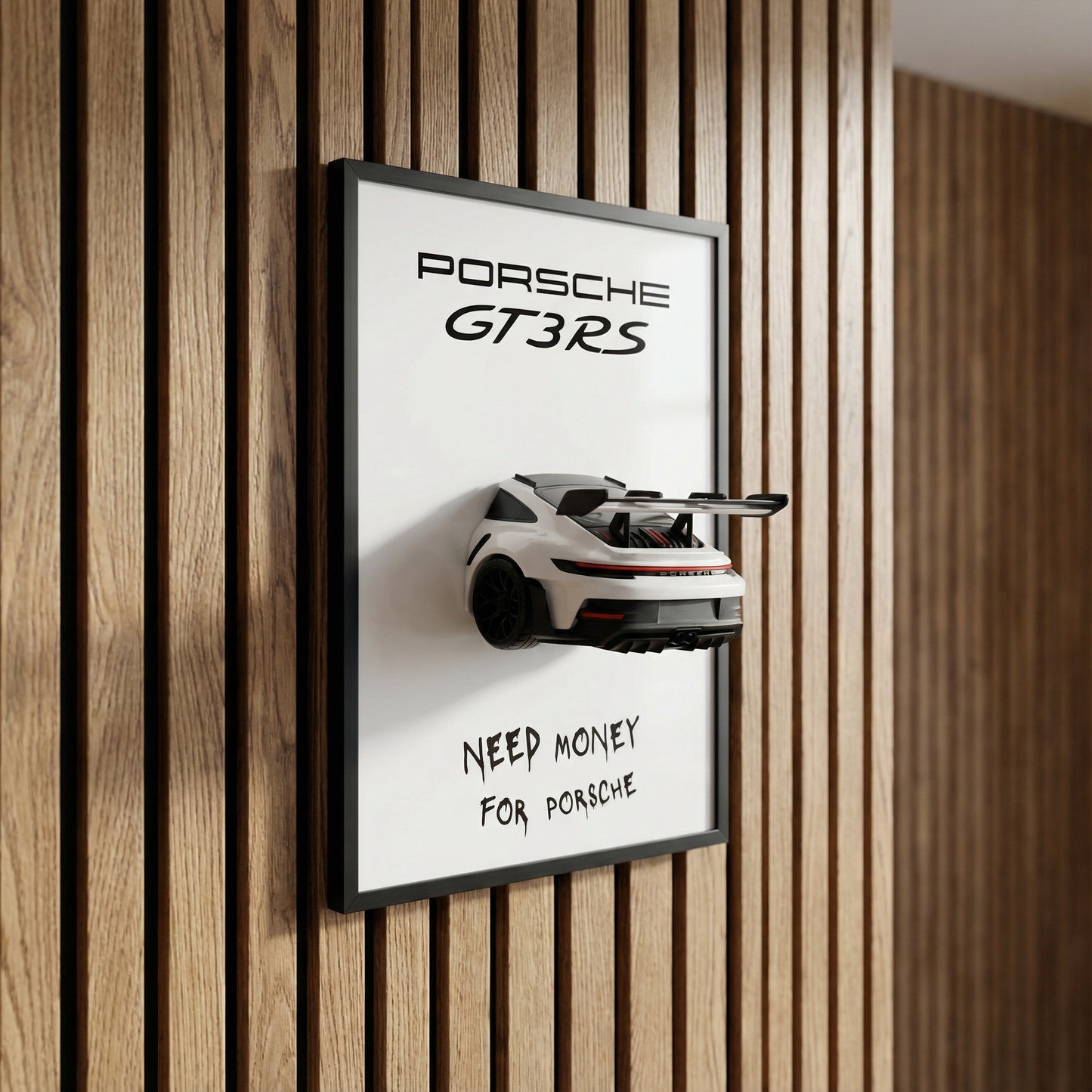 Obraz s modelem vozu Porsche 911 GT3 RS 30x40cm